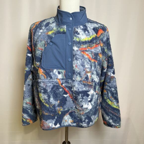 LIVI Crop Snap-Up Sherpa Pullover for Lane Bryant Size 18/20 NWT MSRP 99.95 - Picture 1 of 9